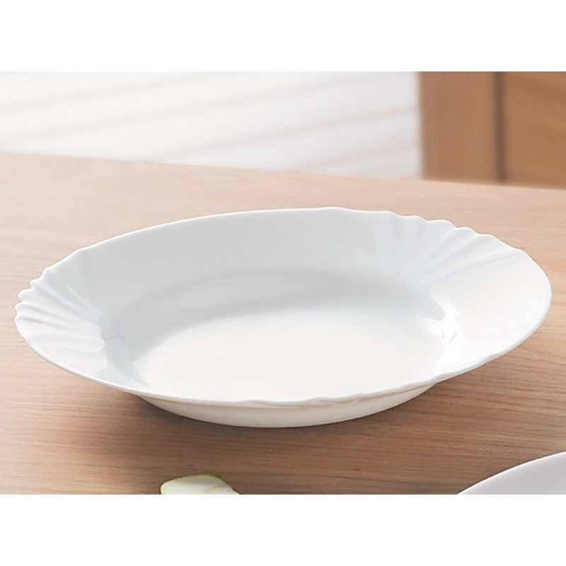 Ապուրի ափսե Luminarc J6691 Cadix սպիտակ հարվածադիմացկուն ապակի 23սմ 2