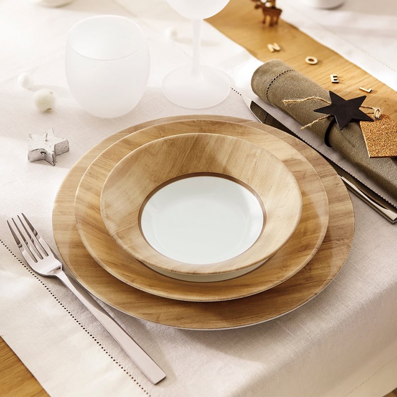 Կլոր ափսե Luminarc L1117 Alpaga ապակի 22սմ 2