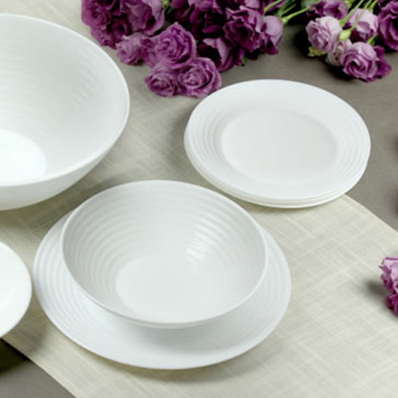 Կլոր ափսե Luminarc L1839 Harena ապակի 25սմ 2