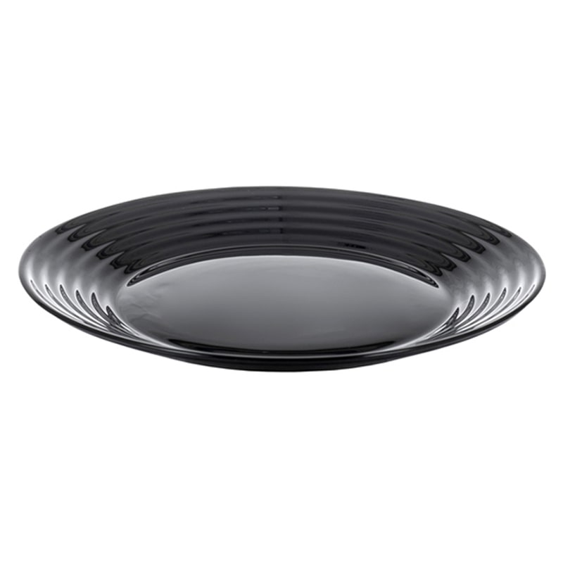 Կլոր ափսե Luminarc L7613 Harena Black ապակի 19սմ 2