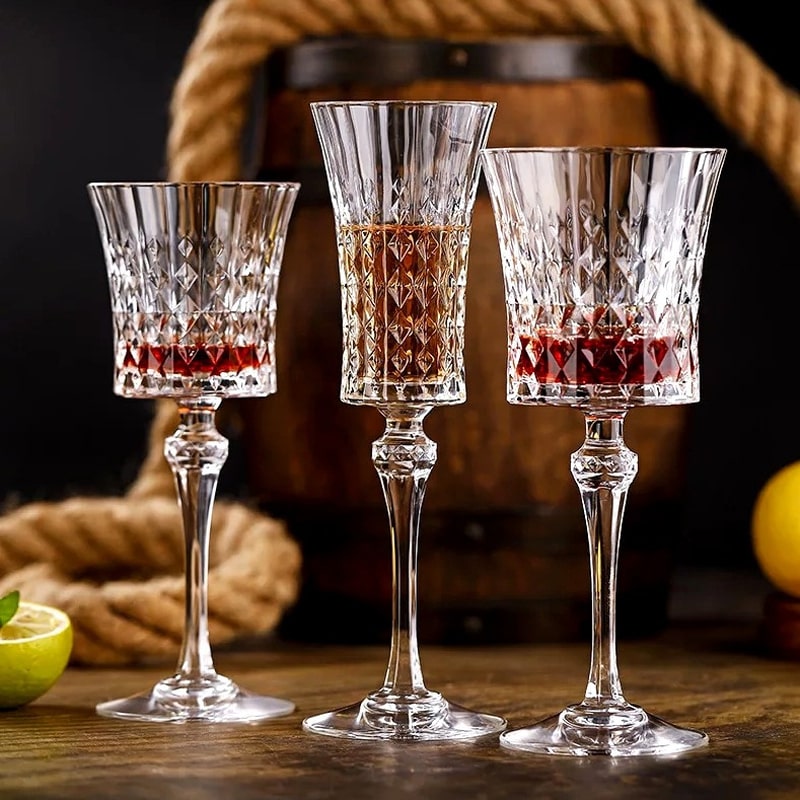 Շամպայնի բաժակ Eclat L9742 Lady Diamond բյուրեղապակի 150մլ 6 հատ 3