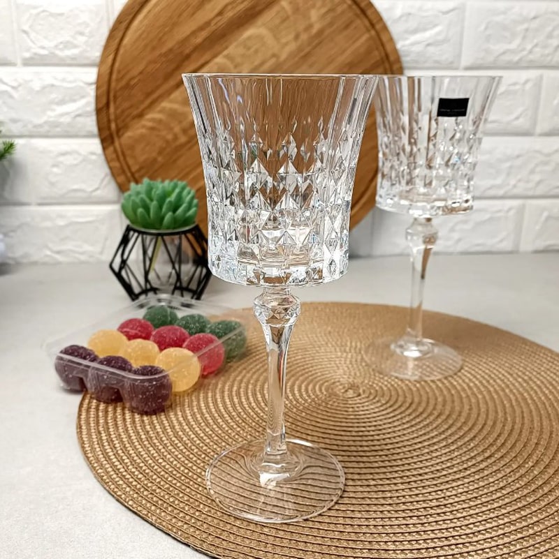 Գինու բաժակ Eclat L9743 Lady Diamond բյուրեղապակի 270մլ 6 հատ 2