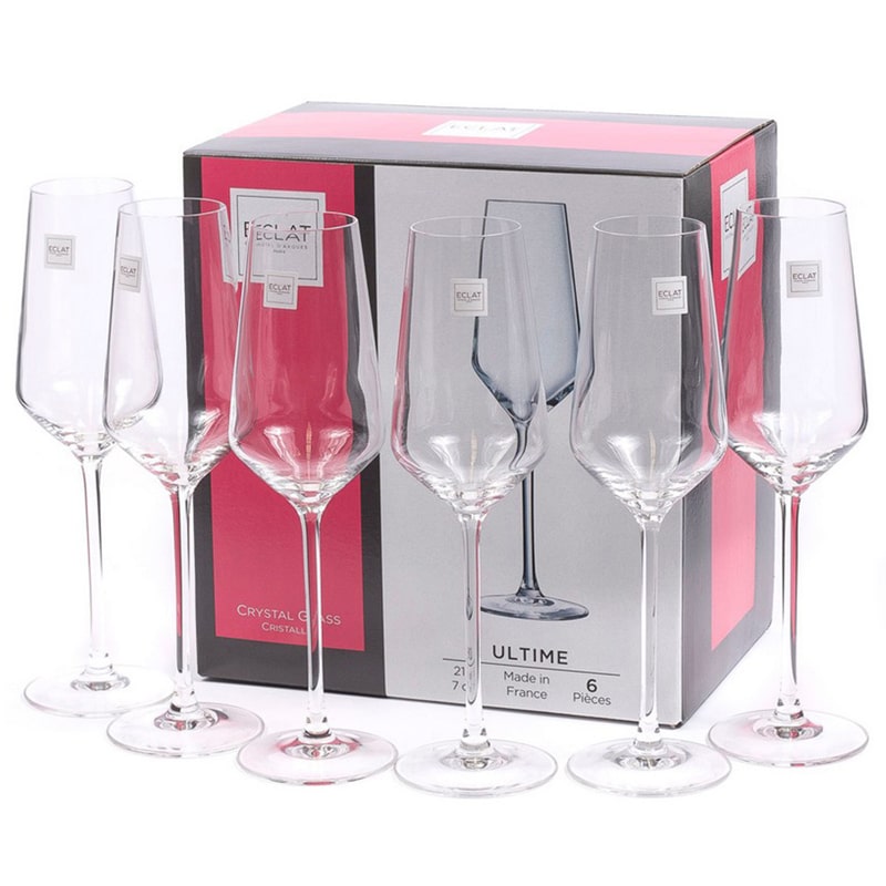 Շամպայնի բաժակ Eclat N4307 Ultime բյուրեղապակի 210մլ 6 հատ 2