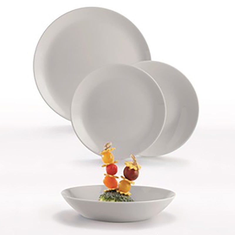 Կլոր ափսե Luminarc P0704 Diwali Noir ապակի 19սմ Մոխրագույն 2