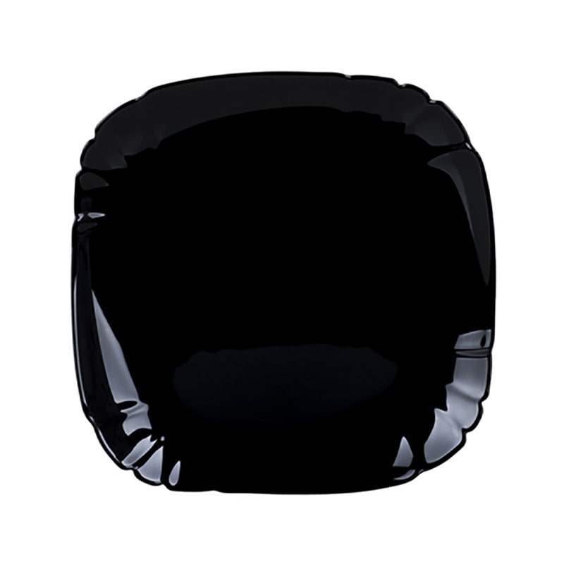 Քառակուսի ափսե Luminarc P7063 Lotusia Noir ապակի 25.5x25.5սմ սև 2