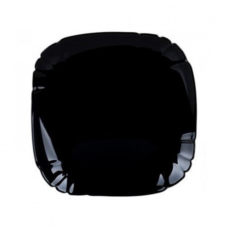 Ապուրի քառակուսի ափսե Luminarc P7064 Lotusia Noir ապակի 22x22սմ 2