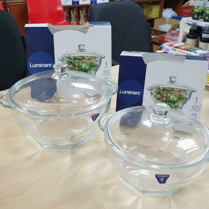 Կաթսա Luminarc P7659 J5904 Granity հրակայուն ապակե 2.5լ 3