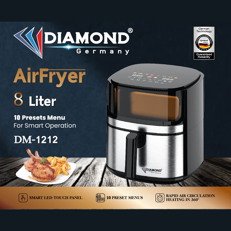 Աերոգրիլ Diamond DM-1212 8լ 3