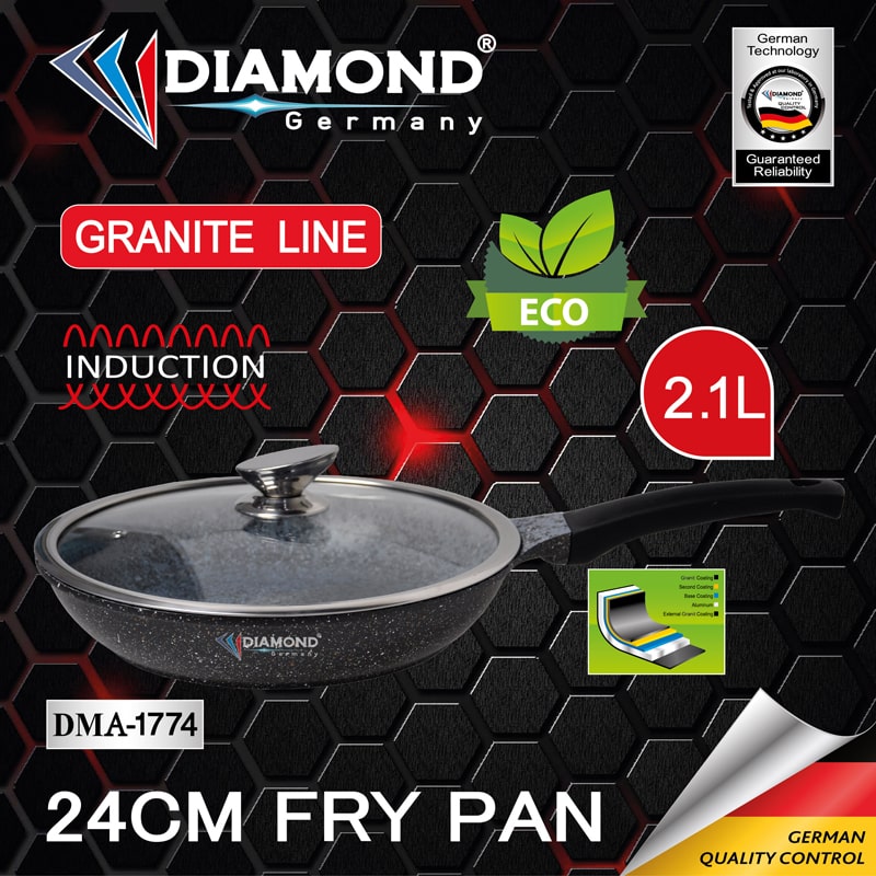 Թավա Diamond DMA-1774 Ալյումին/Գրանիտ 24սմ 2.1լ 2