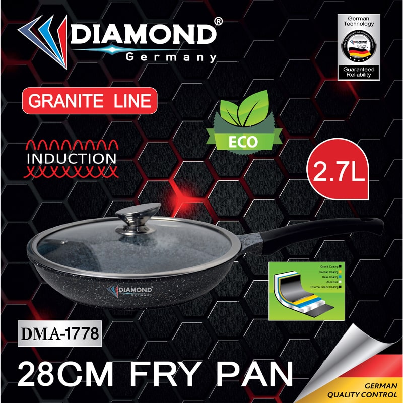 Թավա Diamond DMA-1778 Ալյումին/Գրանիտ 28սմ 2.7լ 2