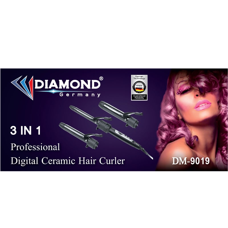 Մազերի սարք 3-ը 1-ում Diamond DM-9019 2