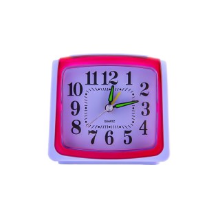 Սեղանի կվարցե ժամացույց-զարթուցիչ AG231-14-6 քառակուսի