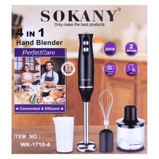 Ձեռքի բլենդեր 4-ը 1-ում Sokany WK-1710-4 500W AG253-10-2