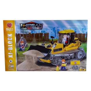 Պլաստմասե կոնստրուկտոր Urban Construction XJ-846B շինարարական տեխնիկա 448 կտոր 6+