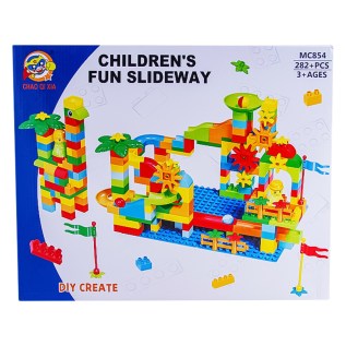 Խաղ պլաստմասե կոնստրուկտոր Childrens Fun MC854 կառուցողական աշխատանքների համար 282 կտոր 3+