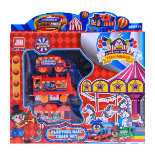 Խաղալիք զվարճանքի այգու գանցքի հավաքածու Jin 877-183 Toys Train-Man պլաստմասսա 3+