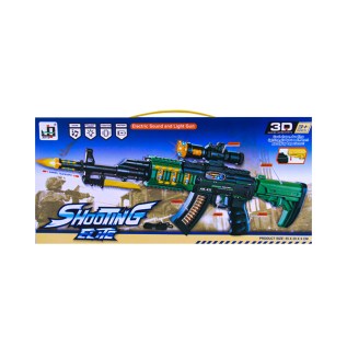 Խաղալիք ինքնաձիգ AK47 Shooting Elite JQ213B լույսով/ձայնով 55x20x5սմ 3+