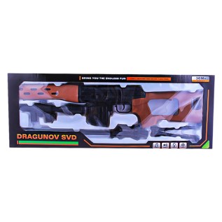 Խաղալիք Դրագունովի դիպուկահար հրացան Dragunov SVD 116-6A լույսով/ձայնով 3+