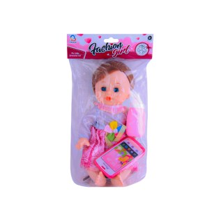 Խաղալիք տիկնիկ Fashion Girl H01-8 հեռախոսով 3+