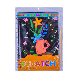 Scratch նոթատետր A5 չափսի փայտե ձողիկով AG241-32-4