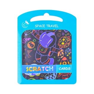 Scratch քարտեր A5 4 հատ, փայտե ձողիկ 1 հատ AG241-32-5