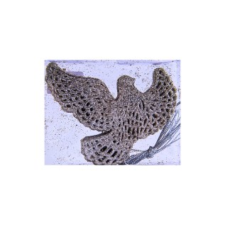 Տոնածառի դեկորատիվ խաղալիքների հավաքածու աղավնու տեսքով AG241-41-19 12 հատ