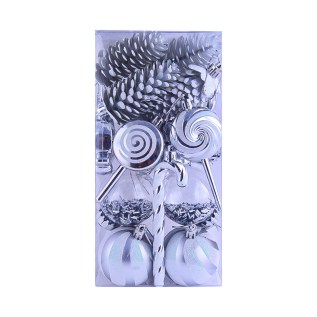 Տոնածառի խաղալիքների հավաքածու AG242-47-18 16 հատ