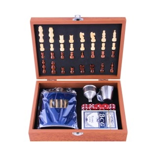 Տղամարդու նվեր շախմատի հավաքածու AG243-41-22 տափաշիշ իր պարագաներով