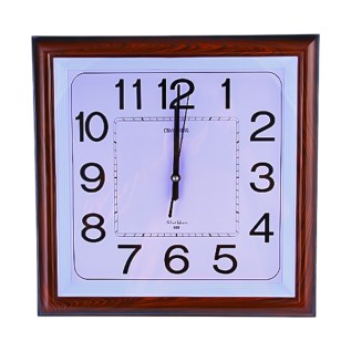 Պատի ժամացույց CHANGSHENG AG243-57-25 քառակուսի 38սմ