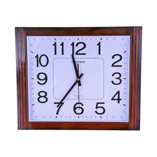 Պատի կվարցե ժամացույց CHANGSHENG AG243-57-26 ուղղանկյուն 34x35սմ