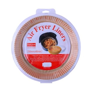 Թղթե ջերմադիմացկուն աման աերոգրիլի և ֆրիի սարքի համար AG243-27-5 կրեմագույն 230*45մմ