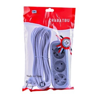 Երկարացման լար GRABATBU AG243-14-2 5մ 3 տեղանոց