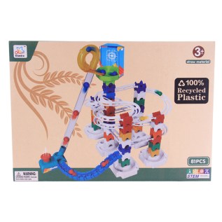 Խաղ պլաստմասե կոնստրուկտոր Etastra Marble Run Toy Set YDX404 շարիկի ճանապարհ սարքելու համար 81 կտոր 3+