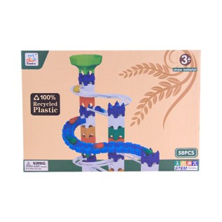 Խաղ պլաստմասե կոնստրուկտոր Etastra Marble Run Toy Set YDX402 շարիկի ճանապարհ սարքելու համար 58 կտոր 3+