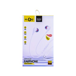 Ունիվերսալ լարով ականջակալ KLGO KS-76T AG251-13-44