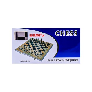 Սեղանի խաղ շախմատ շաշկի նարդի AG251-30-5 փայտ 22x23սմ