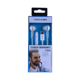 Լարային ականջակալներ KOUVOLSEN KOS-6032C TYPE-C 120սմ AG251-25-23