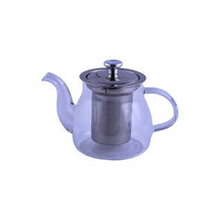 Թեյնիկ-թրմիչ TEA POT AG253-21-21 ապակի մետաղական կափարիչով 450մլ