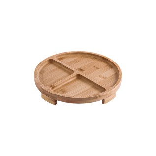 Մատուցարան AG253-30-49 կլոր 3 տեղանոց փայտե 24սմ