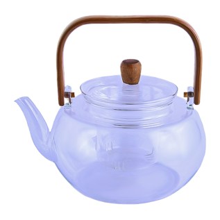 Թեյնիկ-թրմիչ Weimei AG253-21-20 ապակի փայտե բռնակով 1200մլ