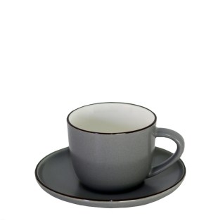 Սուրճի Բաժակ Lotus M03-C905 90մլ մոխրագույն անփայլ 6 հատ