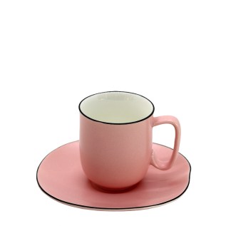 Սուրճի Բաժակ Lotus M05-C915 110մլ վարդագույն անփայլ 6 հատ