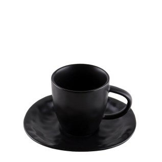 Սուրճի բաժակ Lotus M02-C805 կերամիկա սև անփայլ 100մլ 6 հատ