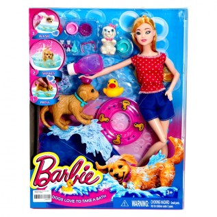 Տիկնիկ Barbie AH-2495 HB015 Շնիկով Հավաք
