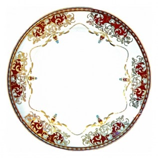 Ափսե Դեսերտ Կապույտ/Կարմիր 6հտնց