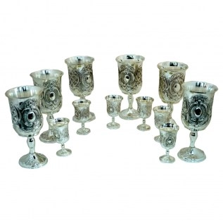 Բաժակ 6մեծ +6փոք Մելխ Արծ Orchid TA-1567