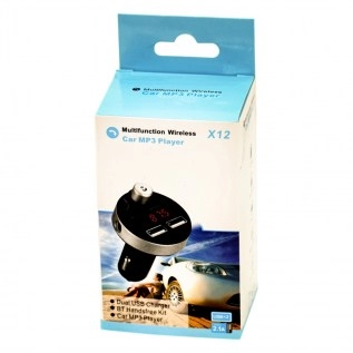 Մոդուլյատոր X12 2USB 2.1A Car MP3 Player