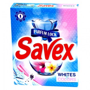 Լվ Փոշի Ավտոմատ Savex 400գ Whites&Colors 1