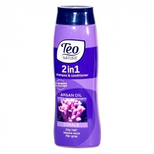 Շամպուն Teo 400մլ 2in1 Argan Oil Corals