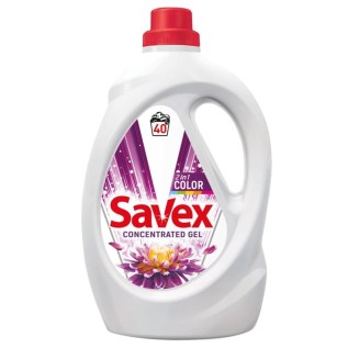 Լվացքի հեղուկ գել Savex 2.2լ Color 2in1